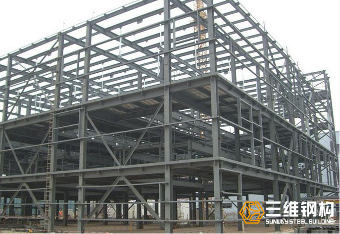 三維鋼構承接大型設備框架鋼結構加工